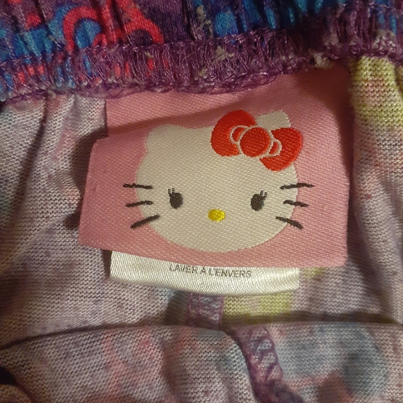 🦋4 for 20$🦋 Kids Purple Hello Kitty Pajamas Pants. - Picture 4 of 5